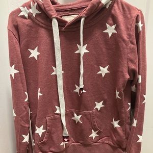 Cute women’s medium star hoodie with pocket